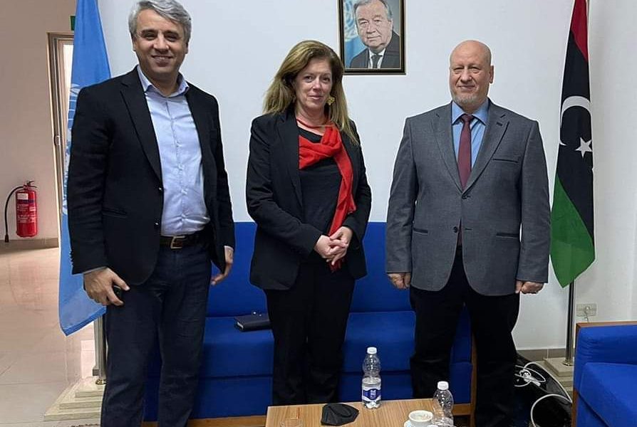 رئيس الحزب يبحث مع المستشارة الأممية سبل دعم المسار التوافقي بين مجلسي النواب والدولة