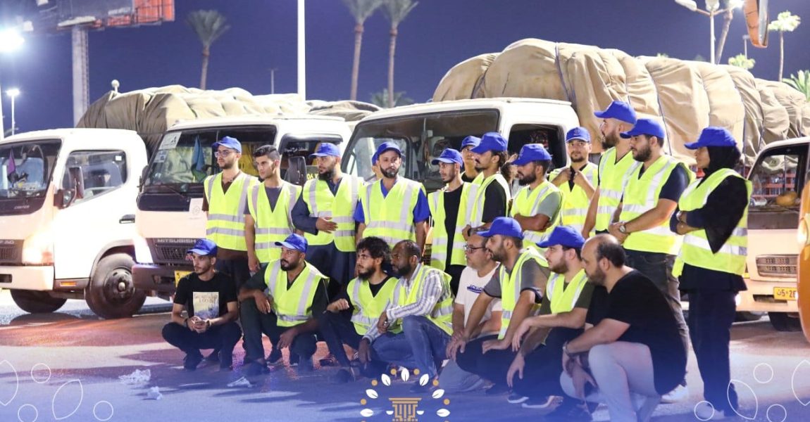 القافلة الأولى لحملة الديمقراطي معكم تنطلق باتجاه درنة